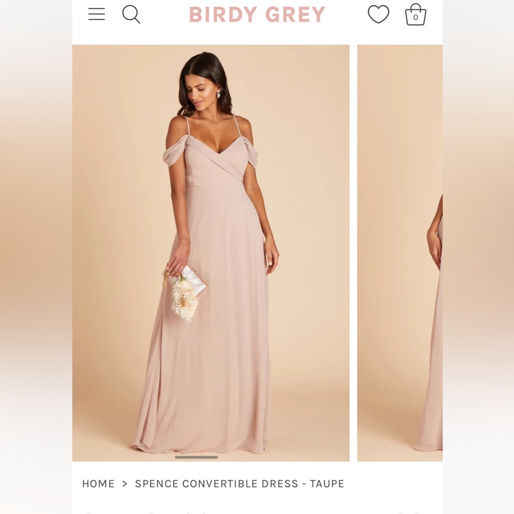 SPENCE CONVERTIBLE DRESS IN TAUPE- NWT*